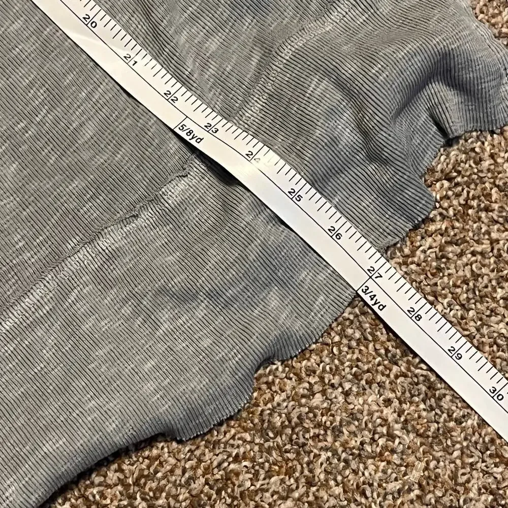 We the Free Get Together Gray Long Sleeve Off Shoulder Shirt. Size Small - Picture 5 of 7